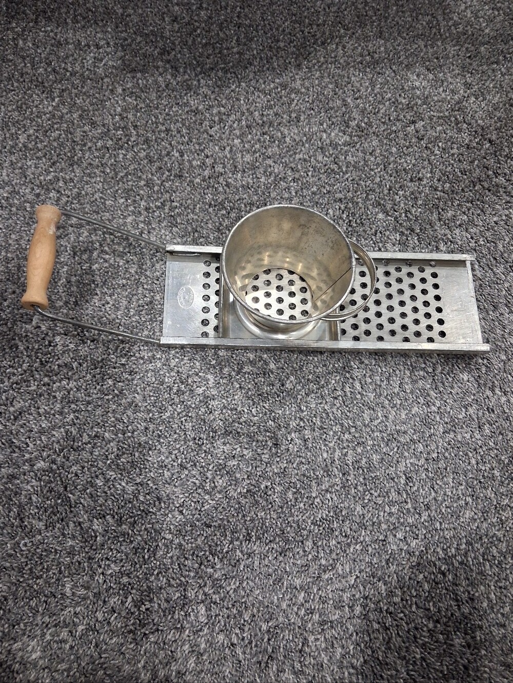 Vintage Spaetzle Maker From Grandmas Kitchen. Made In Austria.